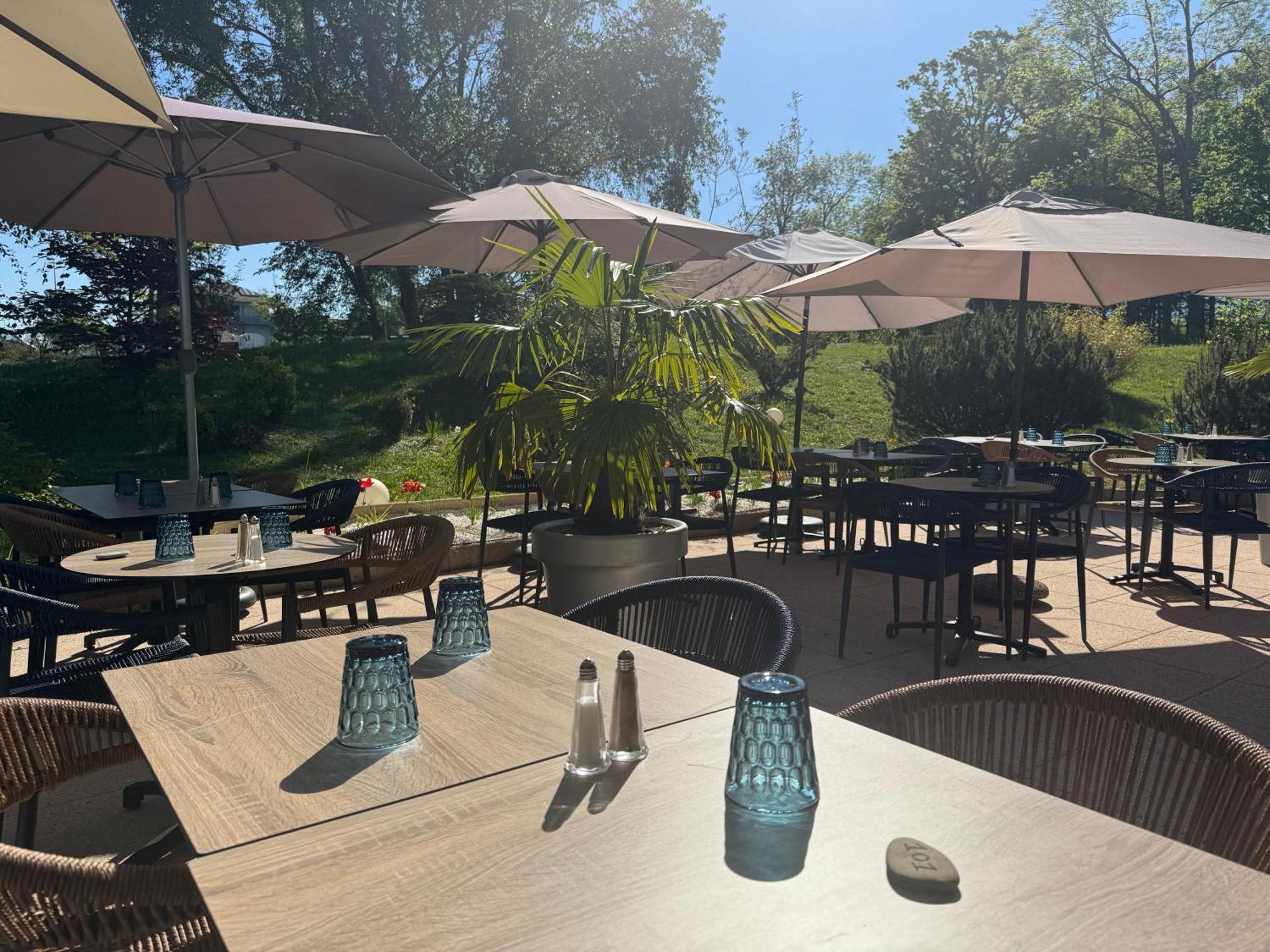 Hotel Cote Sud Leman Thonon-les-Bains Exteriör bild
