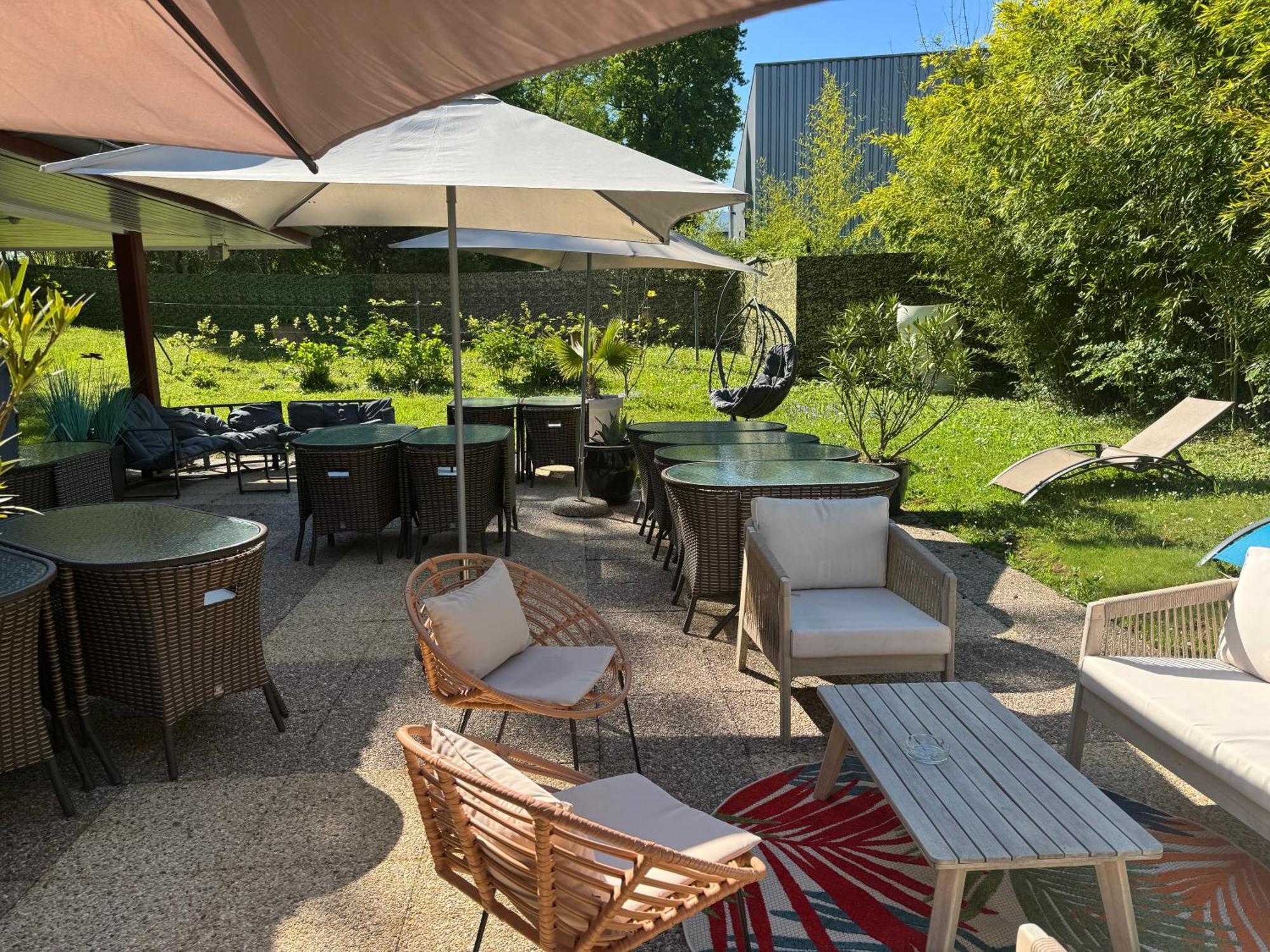 Hotel Cote Sud Leman Thonon-les-Bains Exteriör bild